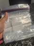 网易严选同款 食品级双拉链封口保鲜袋密封袋差旅出行母婴收纳袋 加厚小号40只 实拍图