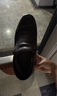 意尔康男鞋秋季羊皮舒适一脚蹬皮鞋男软面套脚商务休闲鞋 59171W黑色 40 实拍图