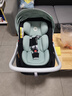 怡戈（Ekobebe）小元宝新生婴儿提篮式儿童安全座椅汽车用宝宝便携车载提篮 黑绿 实拍图