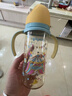 贝亲（Pigeon）PPSU双把手防胀气奶瓶240ml 丛林小兔 M号奶嘴 3月+ AA218 实拍图