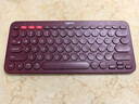 罗技（Logitech）时尚系列 K380 无线键盘 蓝牙办公键盘 女友 便携超薄键盘 笔记本键盘 红色 实拍图