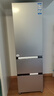 海尔（Haier）「真省电」310L三门冰箱黑金净化一级能效风冷无霜BCD-310WGHD3E7WV(银)国家补贴 实拍图