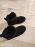 意尔康女靴雪地靴女士棉鞋厚底冬季加绒保暖东北抗寒短靴妈妈靴子 黑色 加绒 36 实拍图