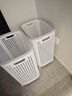 佳帮手脏衣篓脏衣服玩具收纳筐家用大号带轮脏衣篮置物架洗衣篮 大号 实拍图
