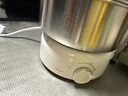 利仁（Liven）小钢人不锈钢0涂层电煮锅分体式小电锅电蒸锅小型1-2人电火锅蒸煮一体多功能锅2L配蒸笼DHG-J1851 实拍图