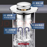 兴安邦乐（XINGANBANGLE）不锈钢洗手盆漏水塞防臭过滤网洗脸盆通用弹跳芯下水器 实拍图