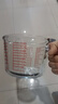 展艺高硼硅玻璃量杯1000ml加厚刻度耐高温微波炉烤箱烘焙打蛋热奶过滤 实拍图