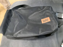 Lee男士斜挎包潮牌休闲单肩包女户外运动大容量挎包 黑色 实拍图