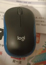 罗技（Logitech）M185鼠标 无线鼠标 办公鼠标 对称鼠标 黑色灰边 带无线2.4G接收器 实拍图