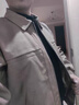 真维斯（Jeanswest）皮衣男士新款春秋季潮流工装防风翻领宽松夹克百搭外套上衣服男装 棕色 常规 3XL 185-205斤 实拍图