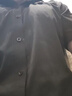啄木鸟（TUCANO）衬衫男士春秋季长衬衣商务正装时尚休闲纯色百搭男装 黑色 4XL 实拍图