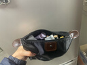 骑行便携收纳包化妆包旅行用品水饺包婴儿推车收纳袋大容量防水 黑色一个装 实拍图