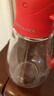 乐扣乐扣(LOCK&LOCK)大容量玻璃油壶油瓶醋酒酱油调味壶550ml红色 实拍图