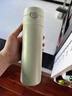 米家弹盖保温杯  大容量水杯 316L不锈钢 男女士保冷杯子 480mL白色 实拍图