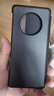 正件 适用华为mate40 pro手机壳保护套 Mate40EPro 5G皮套真素皮翻盖式智能视窗全包防摔外壳男女  黑 实拍图