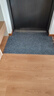 柏能条纹入户地垫门口地毯入户门脚垫进户门口地垫可裁剪灰色80x120cm 实拍图