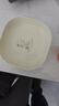 吐骨碟家用餐桌吐骨头盘碟垃圾盘轻奢塑料骨碟零食盘底座收纳水果 卡通图案白色10个带底座 实拍图