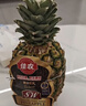 佳农 黑钻菠萝1粒装 巨无霸 菲律宾凤梨 净重3.6斤 生鲜水果 包邮 实拍图