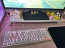CHERRY樱桃MX 3.0S TKL机械键盘有线游戏电竞键盘 办公电脑键盘 铝合金外壳 侧刻键帽无钢板结构87 白色 RGB 红轴 实拍图