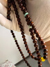 月印百川【新年礼物】108颗小叶紫檀手串蜜蜡和田玉配绿松文玩手链约8mm 实拍图
