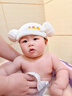 马博士儿童浴帽羊角帽女童宝宝洗头洗澡干发帽吸水包头巾 实拍图