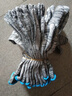 优质黑灰线劳保手套棉线通用防护手套防滑耐磨轻便透气吸汗建筑工地汽车维修建筑搬运防护男女12双24双48双 黑灰线 6双-尝鲜装 实拍图