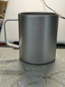 京东京造不锈钢双层保温桌面马克杯420mL 户外露营水杯 304咖啡杯银灰色 实拍图