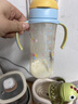 贝亲（Pigeon）自然成长翻盖直饮吸管 大童奶瓶330ml 马戏团 18月+ AA279 实拍图