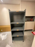 摩霄厨房置物架落地餐边防尘带门储物碗柜大容量收纳橱柜子三层50*42 实拍图