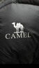 骆驼（CAMEL）【迪丽热巴同款】羽神短款羽绒服热反射升温保暖加厚连帽面包服 幻影黑，男女，734CA6B605F S 实拍图
