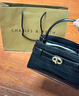 CHARLES&KEITH鳄鱼纹凯莉包手提斜挎婚包包女包生日情人节礼物CK2-50270880-1 Black黑色 S 实拍图