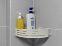 京东京造 奶油系列 太空铝三角篮加厚加大免打孔浴室置物架卫生间收纳 实拍图