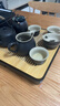 京东京造 茶具整套 功夫茶具陶瓷套装茶壶茶杯茶盘【黑陶提梁壶】 12件套  实拍图