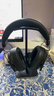 头戴式铝合金耳机支架挂架理线通用网吧电脑游戏耳麦桌面展示架子悬挂 黑色 实拍图