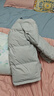京东京造羽绒服男女情侣款鸭绒冬季保暖外套面包服加厚短款新年纯净灰 2XL 实拍图
