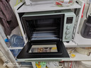 海氏（Hauswirt）C40三代电烤箱家用烘焙多功能发酵一体机食品级搪瓷内胆智能菜单情人节礼物 湖水绿 40L 实拍图