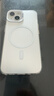 世咏（SHIYONG）适用苹果13手机壳 iphone13保护套Magsafe磁吸全包超薄简约时尚创意彩银镭射防摔男女款 白色 实拍图