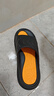 回力运动拖鞋男浴室内户外穿减震防滑厚底凉拖鞋HL3967黑黄色40-41码 实拍图