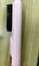 可亓无线直发梳负离子直发器护发不伤发卷发棒蓬松拉直内扣懒人美发神器恒温持久定型卷直两用电梳子 少女粉【四档温控+千万负离子护发+卷直两用】 实拍图