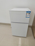 新飞（Frestec）小冰箱 冰箱小型双开门 迷你双门家用宿舍租房冷藏冷冻电冰箱节能省电 48L白【一级能效+租房神器】升级款 实拍图