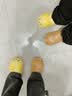 苏小屋墩墩熊勃肯棉拖鞋女秋冬防水防滑可外穿情侣室内家居鞋男 鸭屎黄 36 /37 适合-37脚穿 实拍图