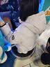 雪中飞（SNOWFLYING）儿童羽绒服男童女童冬季新款御寒加厚中大童长款羽绒服灰粉紫150 实拍图