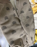 嘟嘟家【柔软厚实】儿童裤子秋冬款加绒宝宝冬装婴儿保暖裤女童男童棉裤 咖色小熊 100 实拍图