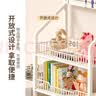 卓博厨房置物架落地收纳架客厅零食架家用货架金属层架BH17五层白60cm 实拍图