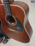 萨伽（SAGA） 吉他sf700单板面单民谣萨迦木吉他入门初学者萨嘎乐器 41英寸D桶SF700C原木色缺角 实拍图