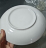 洁雅杰陶瓷盘家用白瓷盘子8英寸中式釉下彩餐盘菜盘汤盘微波炉可用6只装 实拍图