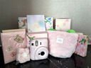 INSTAX富士instax立拍立得 一次成像相机 mini12精美礼盒 樱花宝贝 含10张fafa花边相纸 实拍图