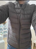 雪中飞男女立领秋羽绒百搭轻薄鸭绒立领修身轻盈隐藏式口袋 梦幻灰|8051-男 L 175/96A 实拍图