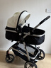 纽贝耳newber婴儿车 婴儿推车 婴儿车0-3岁用折叠可坐可躺带减震 可换向 黑白 防风保暖罩+防蚊罩+抑菌护脊板 实拍图