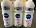 妮维雅（NIVEA）【孙颖莎同款】抑汗香体止汗露滚珠精华爽身走珠液50ml*3情人节 实拍图